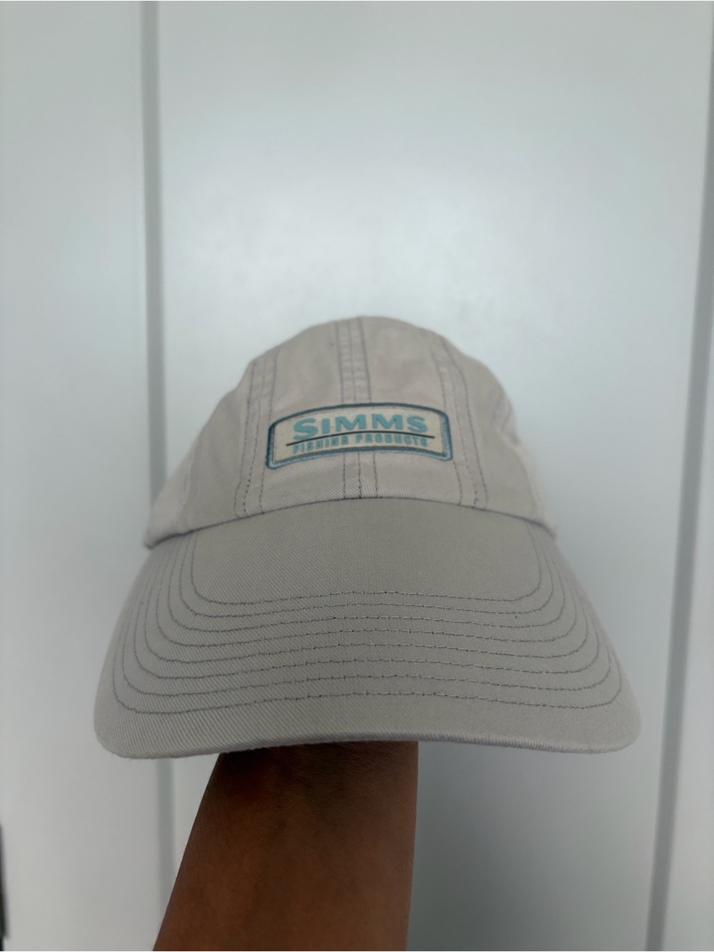 SIMMS DOUBLE HAUL LONG BILL CAP GREY MENS O/S